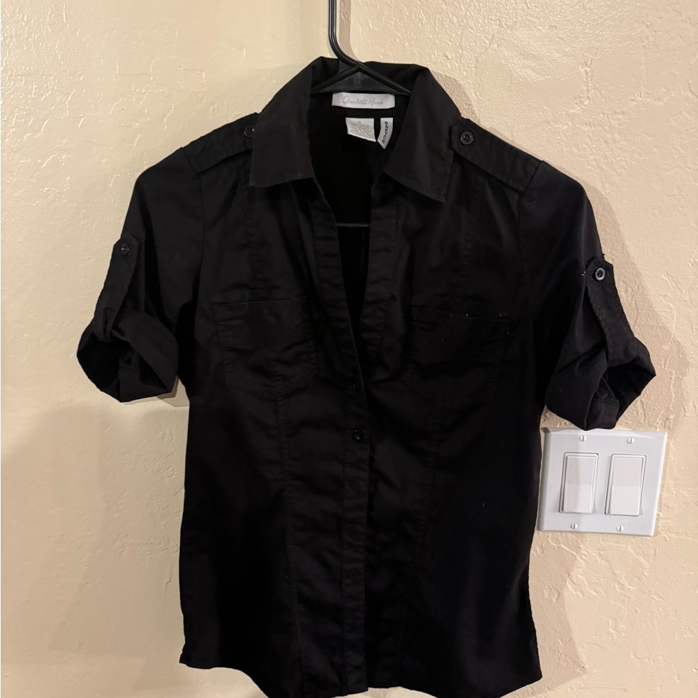 Charlotte Russe Womens button down shirt small
